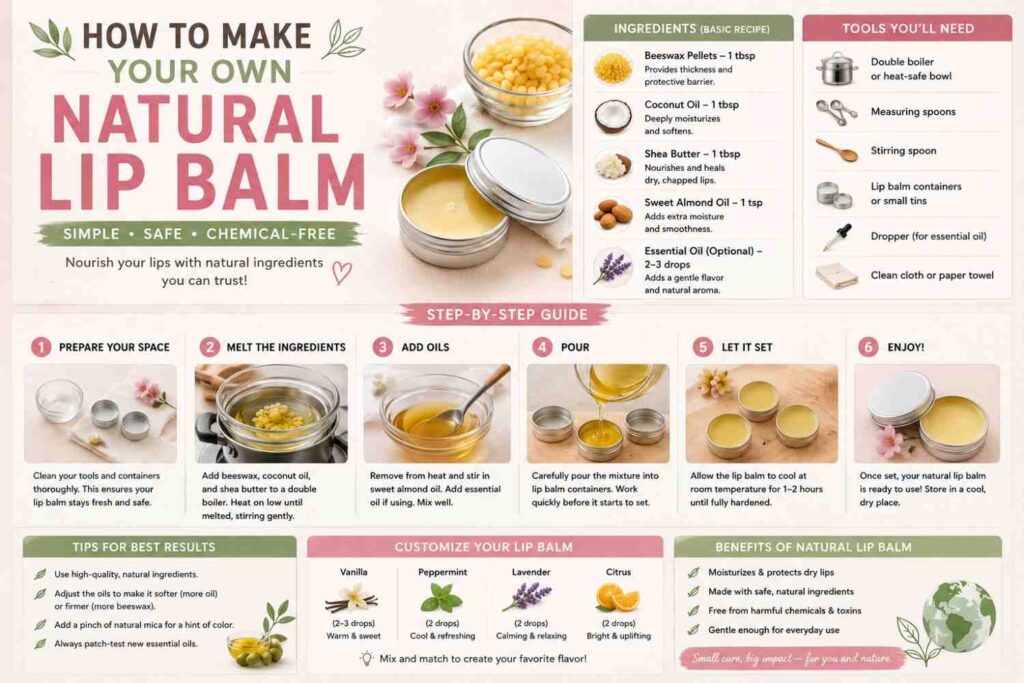 How to Make Your Own Natural Lip Balm at Home